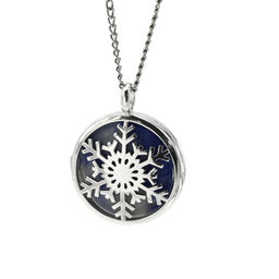 Кулон открывающийся Снежинка 25*25мм с бирюзой - Радуга камня фото 30