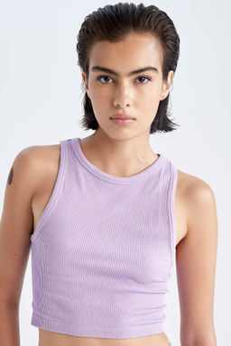 DeFactoFit Dikissiz Bisiklet Yaka Seamless Basic Atlet  фото 2