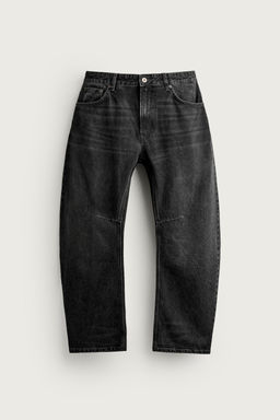 JEANS STRAIGHT BARREL FIT / Carb?n - Zara фото 7