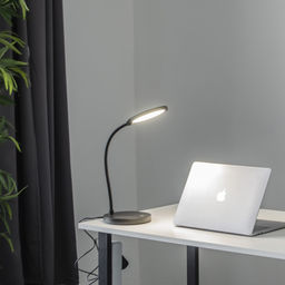 TLD-553 Black/LED/400Lm/4500K/Dimmer/USB Светильник настольный, 6W. Встроенный аккумулятор 1200mAh. Сенсорный выключатель. Черный. ТМ Uniel