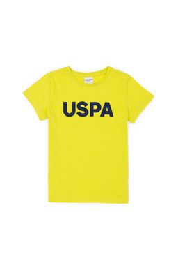 U. S. Polo Assn / Базовая футболка с круглым вырезом фисташкового цвета для мальчиков