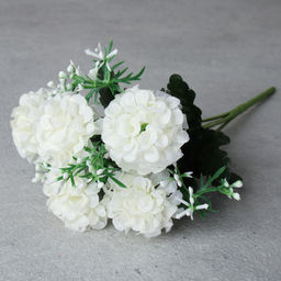 Цена за 12 шт. Цветок искусственный / XY20128-5 /уп 12/240/600/ микс ВЫПИСЫВАТЬ по 12 штук - Галеонтрейд фото 3