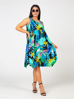 Сарафан женский кулирка ОЛИВИЯ БИРЮЗА - Domtrik фото 6