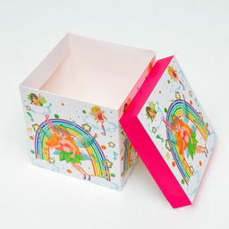 Цена за 12 шт. Коробка Самосборная Детская Фея 15х15х15 см - Simaland фото 4