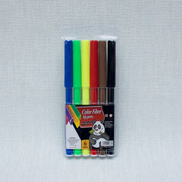Цена за 3 шт. Фломастеры 6цв. в ПВХ уп. (858-6)
