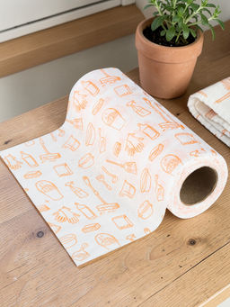 Салфетки, хозяйственные в рулоне с перфорацией 25*30 см, 20 шт. арт.008759 /MALLONY/