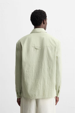 TEXTURED STRIPE SHIRT - Zara фото 11