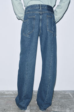 ZW COLLECTION MID-WAIST JEANS - Zara фото 4