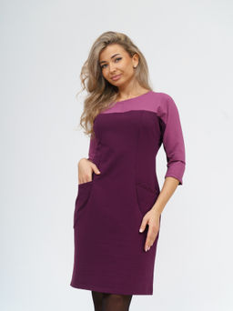 790 Платье "Винный"