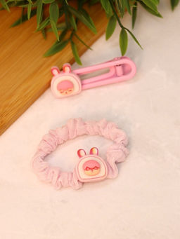 Набор аксессуаров для волос Summer girlfriend, pink, 2 шт. в наборе - I likegift фото 2