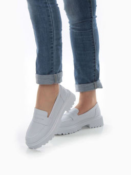 03-PDD178-5 LT. GRAY Полуботинки женские (натуральная кожа)