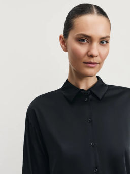 Базовая атласная блузка / Zarina  фото 6