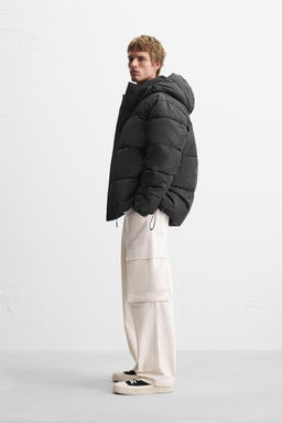 HOODED PUFFER JACKET - Zara фото 4