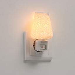 Светильник «Цветы» 1×7 Вт Е11 белый 7×7×12 см