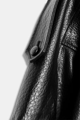 CAZADORA BIKER EFECTO PIEL / Negro - Zara фото 3