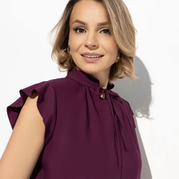 Блуза Свежая подборка (violet) - Charutti фото 3