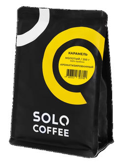 Кофе в зернах Solo Coffee Карамель (100% арабика), свежеобжаренный  фото 6