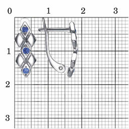 СЕРЬГИ 33815044Пл4 - Красная пресня фото 2