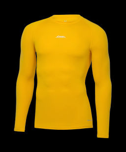 Футболка компрессионная с длинным рукавом JOGEL CAMP PerFormDRY Baselayer LS Tee, желтый  фото 2