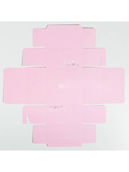 Цена за 5 шт. Коробка под бенто-торт с PVC крышкой Love, 12 х 6 х 11,5 см - Дарите счастье фото 4