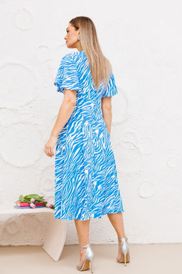 Платье AmberA 1078 голубой  фото 4