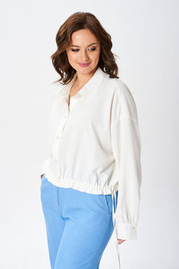 Блуза Liona Style 932 молочный