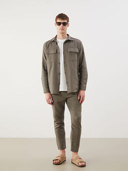 Regular Fit Uzun Kollu Erkek G?mlek Ceket