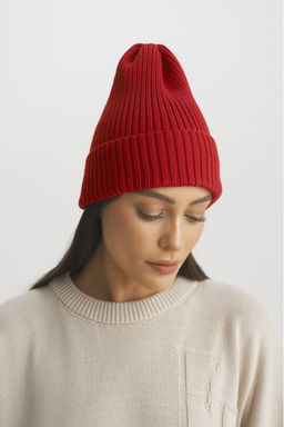 Шапка Бини Merino Red - Erist store фото 3