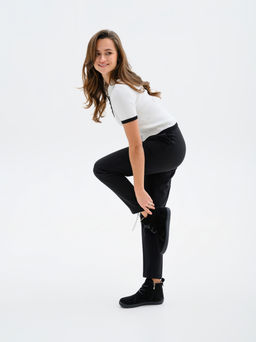 Босоногие ботинки EDART 352.K.NATAbl.Черная замша/кожаная подкладка