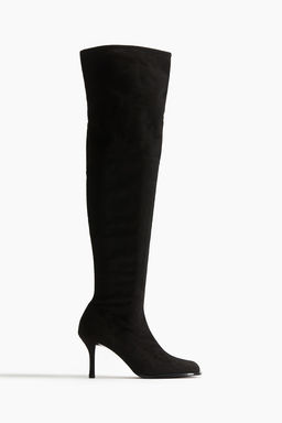 Over-the-knee sock boots