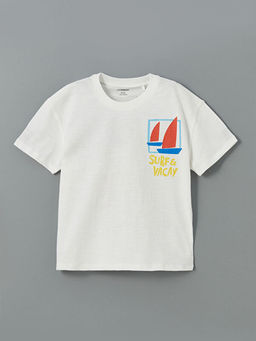 Bisiklet Yaka ?izgili Erkek ?ocuk Ti??rt 2li