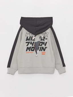Rahat Kal?p Kap??onlu Erkek ?ocuk Fermuarl? Sweatshirt - Waikiki фото 3
