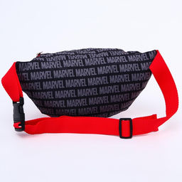 Сумка поясная детская для мальчика, 25×6×13 см, Мстители