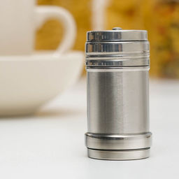 Солонка из нержавеющей стали Металлик, 200 мл, 59,5 см, цвет серебряный