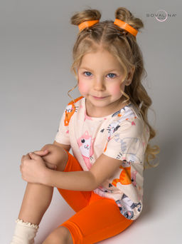 Костюм Актив солнечные котики-оранжевый - Sovalina фото 9