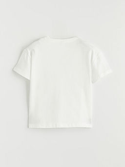 Bisiklet Yaka Dinozor Bask?l? Erkek ?ocuk Ti??rt