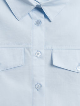 ACOOLA / Блузка детская для девочек Virta голубой  фото 4