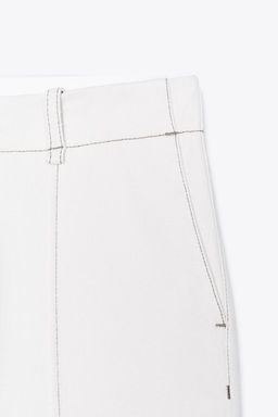 BOOTCUT TROUSERS WITH TOPSTITCHING - Zara фото 6