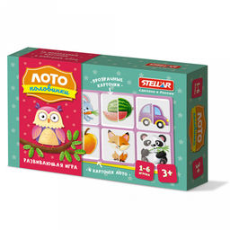 Игрушка "Лото "Половинки" 22х4,5х14см, полистирол, картонная коробка, "Stellar" (Россия)