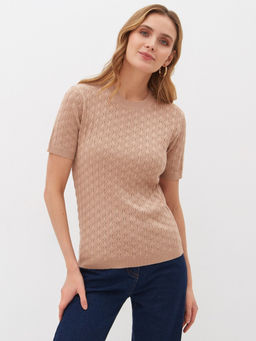 Conso/KMS 220733 - beige Футболка Женская