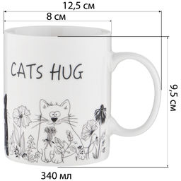 КРУЖКА LEFARD КОТОМАНИЯ 340 МЛ (КОР=36)  фото 3