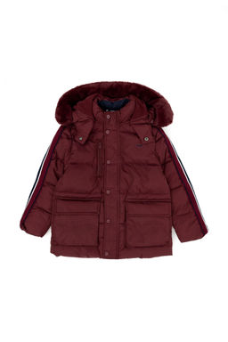 U. S. Polo Assn Бордовое пальто для мальчика - U.s. polo assn фото 5