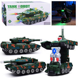 Танк "Робот-танк" на батарейках, в коробке