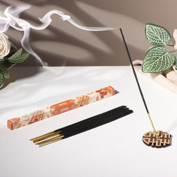 Цена за 4 шт. Благовония «Дыхание природы Корица», 8 палочек