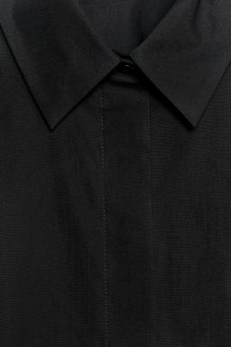 WIDE-SLEEVE POPLIN SHIRT - Zara фото 12