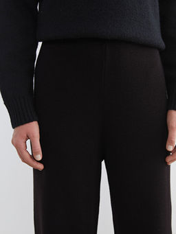 Beli Lastikli Geni? Pa?a Kad?n Triko Pantolon