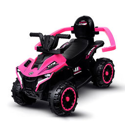 Электромобиль детский "Квадроцикл" (цвет розовый)