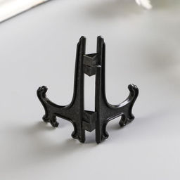 Цена за 15 шт. Подставка для тарелок d=7-10 см Greta, пластик, 7.5 см, чёрная