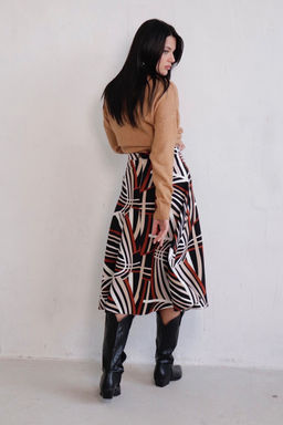 Юбка А-силуэта с принтом - Martichelli фото 60