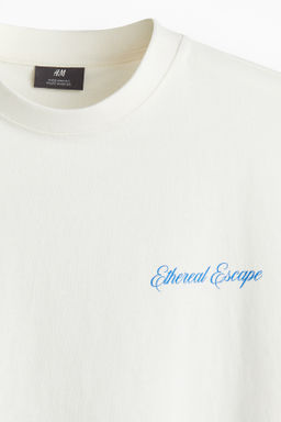 Camiseta con estampado Oversized Fit - H&m фото 7